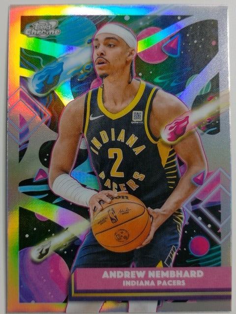 2025-26 Topps Chrome Cosmic Basketball Refractor Andrew Nembhard #59