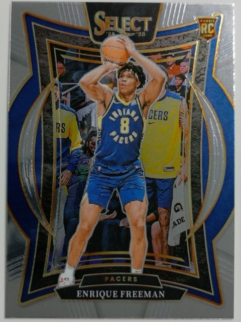 2024-25 Panini Select Basketball Enrique Freeman #80 RC