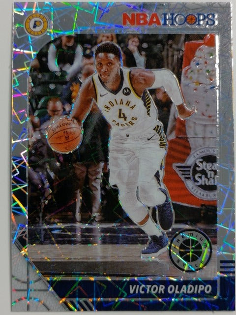 2019-20 Hoops Premium Stock Basketball Prizm Silver Laser Victor Oladipo #73