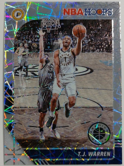 2019-20 Hoops Premium Stock Basketball Prizm Silver Laser T.J. Warren #152