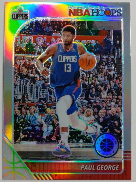 2019-20 Hoops Premium Stock Basketball Prizm Silver Paul George #132