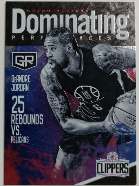 2016-17 Panini Grand Reserve Dominating Performances DeAndre Jordan #13