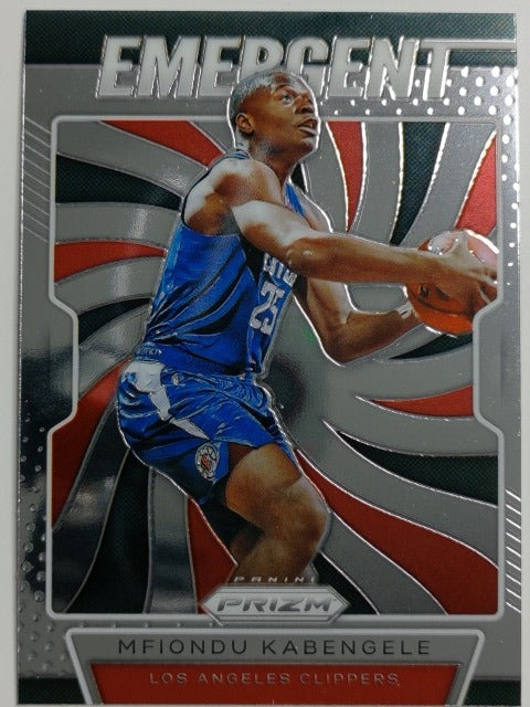2019-20 Panini Prizm Basketball Emergent Mfiondu Kabengele #22