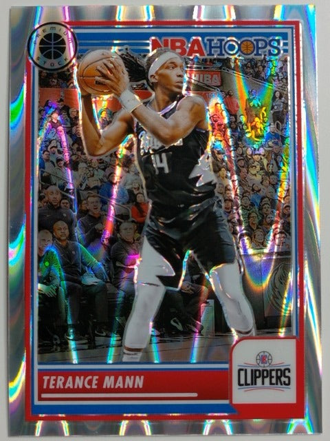 2023-24 Hoops Premium Stock Basketball Seismic Prizm Terance Mann #84