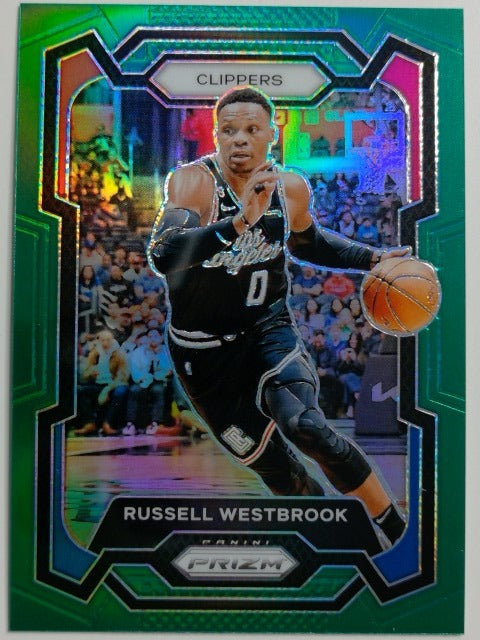 2023-24 Panini Prizm Basketball Prizm Green Russell Westbrook #39