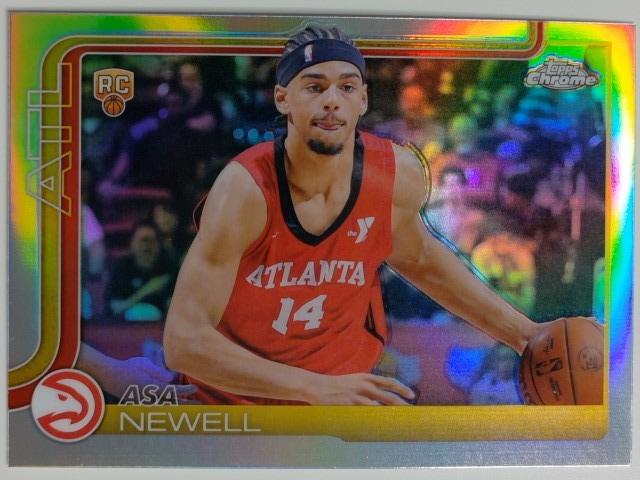 2025-26 Topps Chrome Basketball Refractor Asa Newell #273 RC