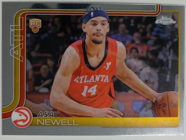 2025-26 Topps Chrome Basketball Asa Newell #273 RC