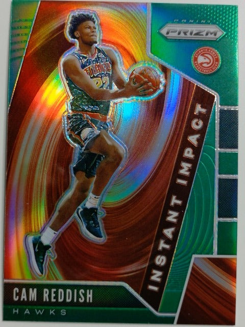 2019-20 Panini Prizm Basketball Instant Impact Green Cam Reddish #18
