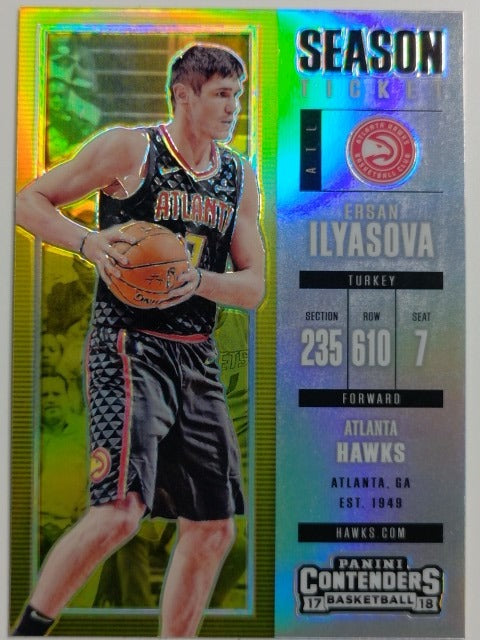 2017-18 Panini Contenders Season Ticket Premium Edition Ersan Ilyasova #49