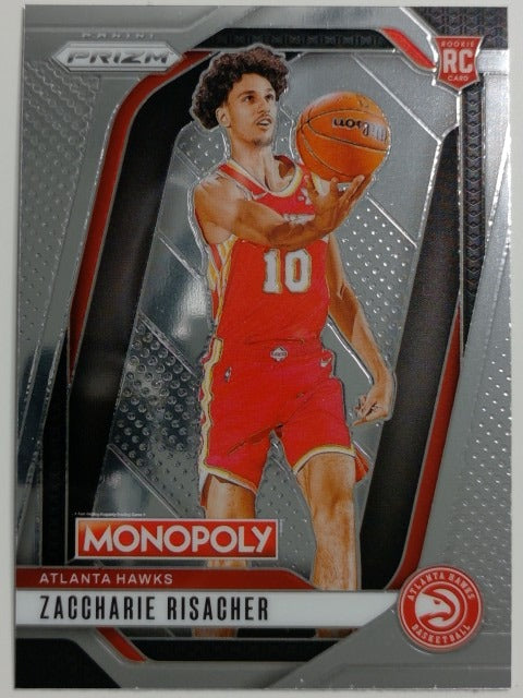 2024-25 Panini Prizm Monopoly Basketball Zaccharie Risacher #27 RC