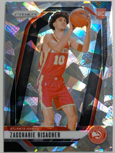 2024-25 Panini Prizm Basketball Prizm Ice Zaccharie Risacher #265