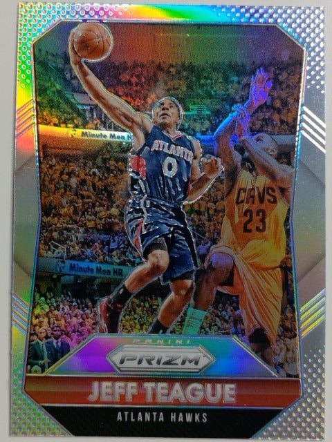 2015-16 Panini Prizm Basketball Silver Prizm Jeff Teague #58