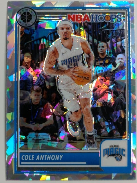 2023-24 Hoops Premium Stock Basketball Ice Prizm Cole Anthony #268