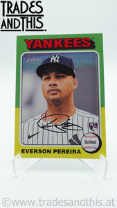 2024 Topps Heritage Everson Pereira #348 RC