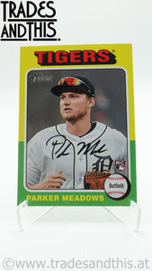 2024 Topps Heritage Parker Meadows #370 RC
