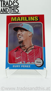 2024 Topps Heritage Eury Pérez #374