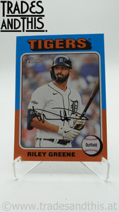 2024 Topps Heritage Riley Greene #381