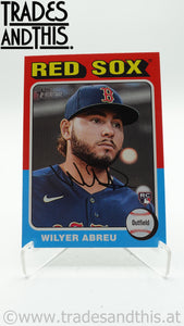 2024 Topps Heritage Wilyer Abreu #385 RC