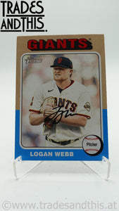 2024 Topps Heritage Logan Webb #393