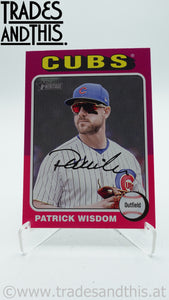 2024 Topps Heritage Patrick Wisdom #428