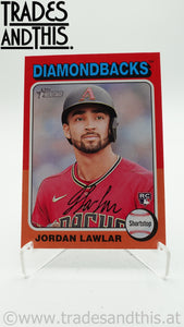 2024 Topps Heritage Jordan Lawlar #429 RC