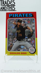 2024 Topps Heritage Osvaldo Bido #496 RC