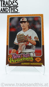 2024 Topps Heritage New Age Performers Gunnar Henderson #NAP-24