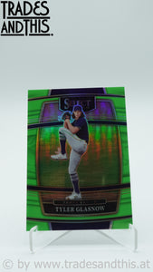 2022 Panini Select Neon Green Prizm 10/99 Tyler Glasnow #46