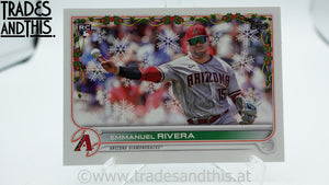 2022 Topps Holiday Emmanuel Rivera #HW20 RC