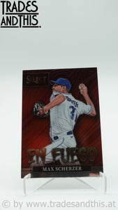 2022 Panini Select En Fuego Max Scherzer #EF25