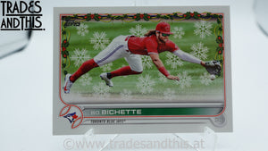 2022 Topps Holiday Bo Bichette #HW145