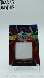 2022 Panini Select Rookie Jumbo Swatch Tri-Color Prizm 19/99 Connor Seabold #RJS-CS RC