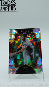2022 Panini Select Cracked Ice Prizm 16/25 Chris Sale #142