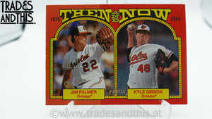 2024 Topps Heritage 1975 Topps Then and Now Jim Palmer - Kyle GIbson #TAN-4