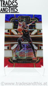 2023-24 Panini Select Tri-Color Prizm Demar DeRozan #10