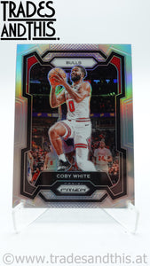 2023-24 Panini Prizm Silver Prizm Coby White #239
