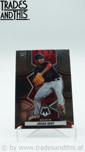 2022 Panini Mosaic Josiah Gray #255 RC