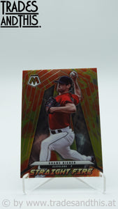 2022 Panini Mosaic Straight Fire Shane Bieber #SF-7