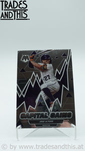2022 Panini Mosaic Capital Gains Jose Altuve #CG-7