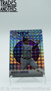 2022 Panini Mosaic Men of Mastery Mosaic Prizm Miguel Cabrera #MM-11
