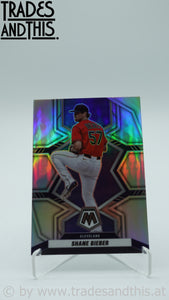 2022 Panini Mosaic Silver Prizm Shane Bieber #195