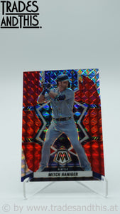 2022 Panini Mosaic Red Mosaic Prizm Mitch Haniger #59
