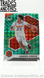 2020-21 Mosaic Basketball Mosaic Green Prizm Cameron Johnson #172