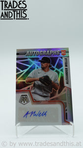 2022 Panini Mosaic Rookie Autographs Holo Alexander Wells #RAM-AW RC