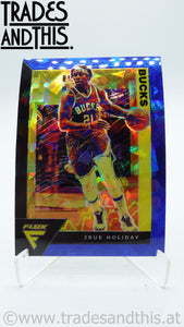 2020-21 Panini Flux Basketball Blue Cracked Ice Prizm Jrue Holiday #101