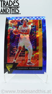 2020-21 Panini Flux Basketball Blue Cracked Ice Prizm Cameron Johnson #143