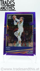 2020-21 Donruss Optic Basketball Purple Prizm Rudy Gobert #28