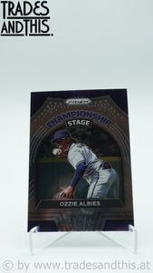 2022 Panini Prizm Championship Stage Ozzie Albies #CS-3