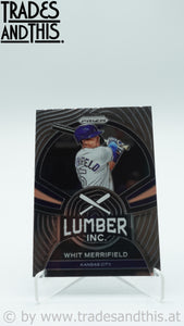 2022 Panini Prizm Lumber Inc. Whit Merrifield #LI-4