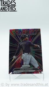 2022 Panini Prizm Fearless Jose Ramirez #FL-14